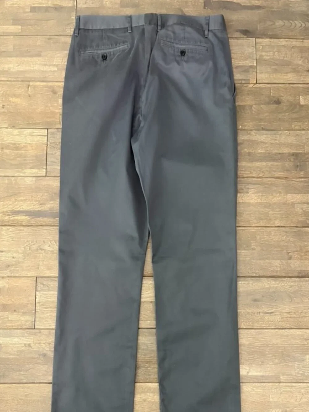 Bonobos Straight Leg Chino Pants Men's 36x34 Charcoal Gray EUC